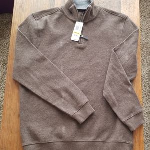 Men's Tasso Elba Brown Pullover Sweater NWT